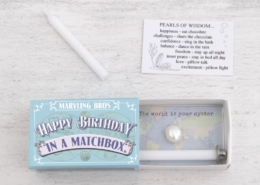Happy Birthday In A Matchbox Gift