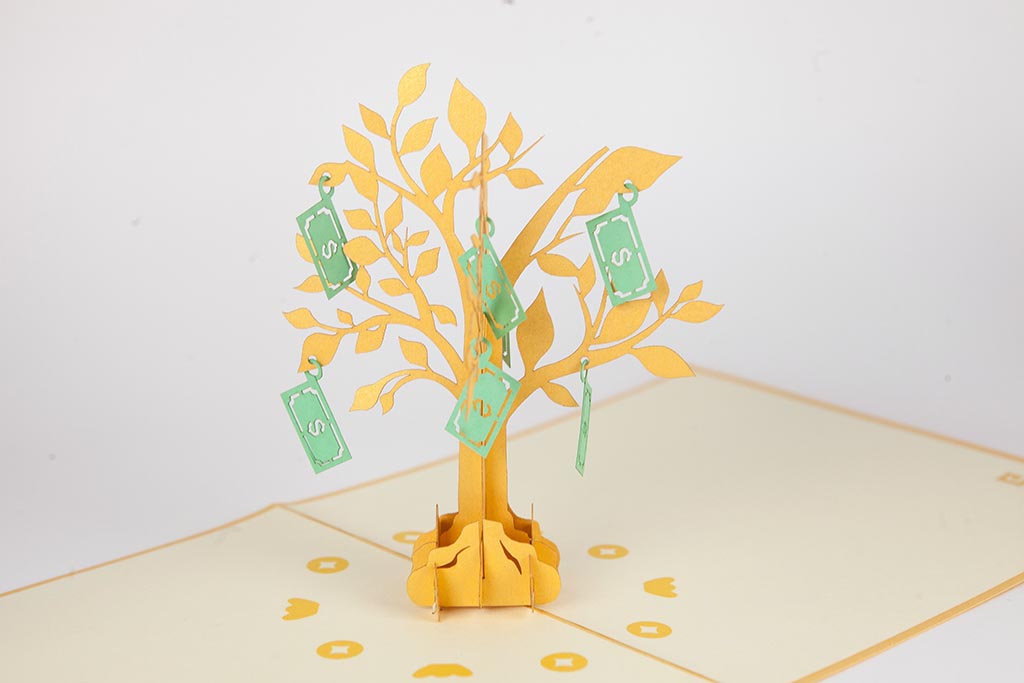 Money Tree Pop-Up Card
