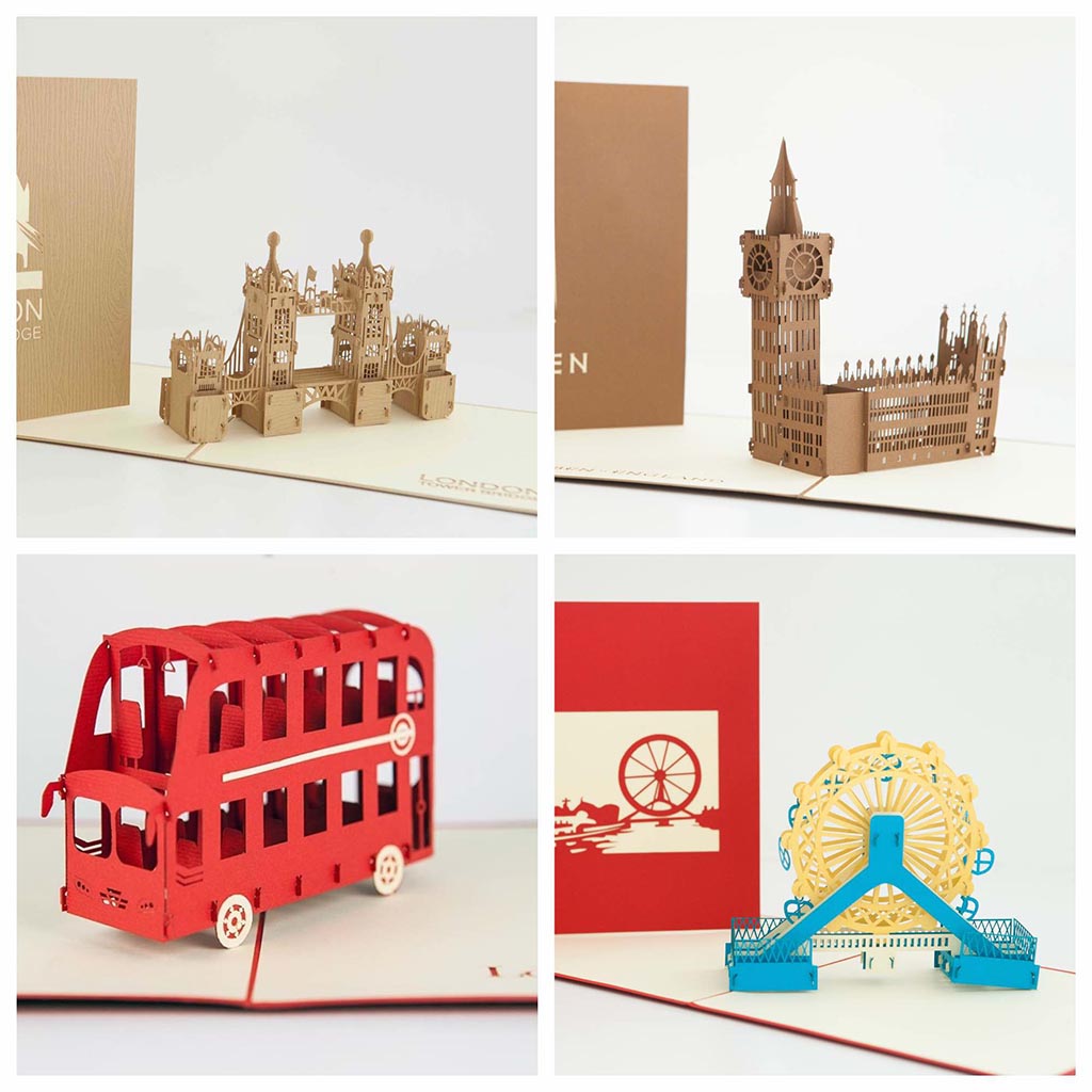 London Pop-Up Card Collection
