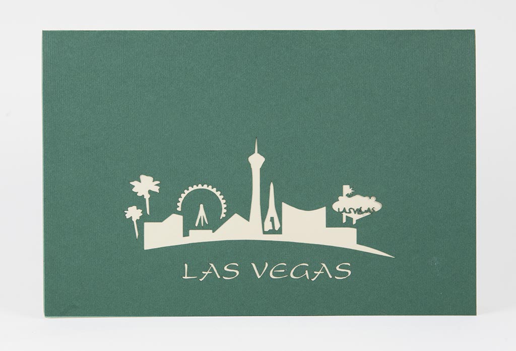 Las Vegas Pop-Up Card
