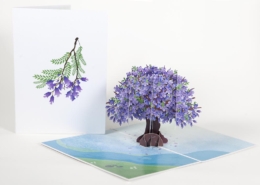 Jacaranda Tree Pop-Up Card